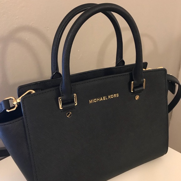 Selma Saffiano Leather Satchel - Picture 7 of 8